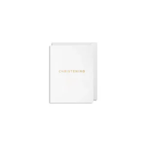 Christening Mini Greetings Card by Cherished for Lagom Design