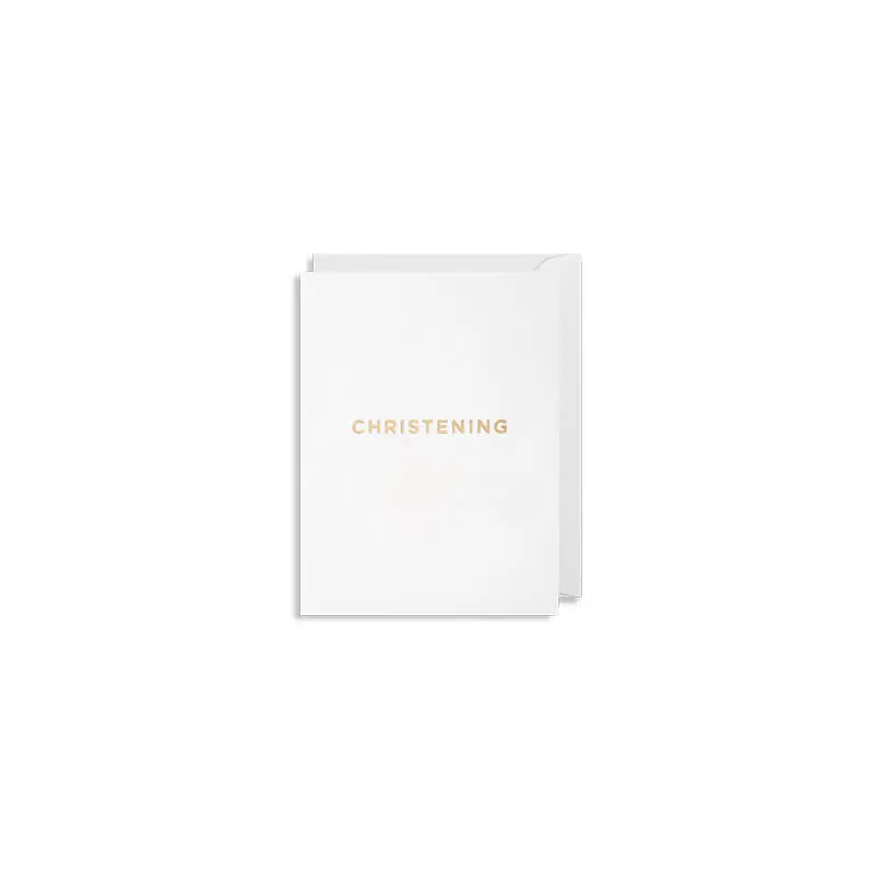 Christening Mini Greetings Card by Cherished for Lagom Design