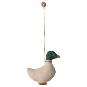 Duck Ornament in Green by Maileg