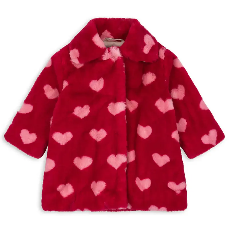 Fuzzie Coat in Amour Jazzy by Konges Sljd