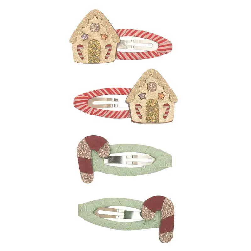 Gingerbread House Hair Clips by Mimi & Lula