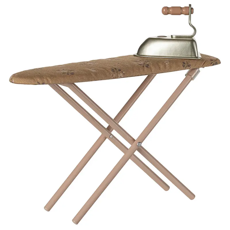Iron and Ironing Board in Powder Floral by Maileg