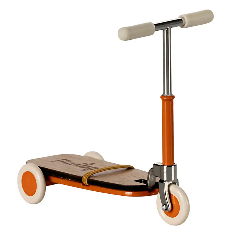 Kick Board for Mouse in Orange by Maileg