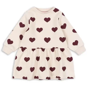 Lou Sweat Dress in Coeur Winetasting by Konges Sljd