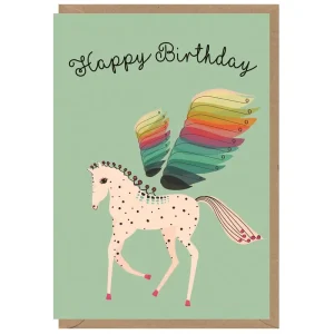 Pegasus Greetings Card by Elena Essex for Earlybird Designs