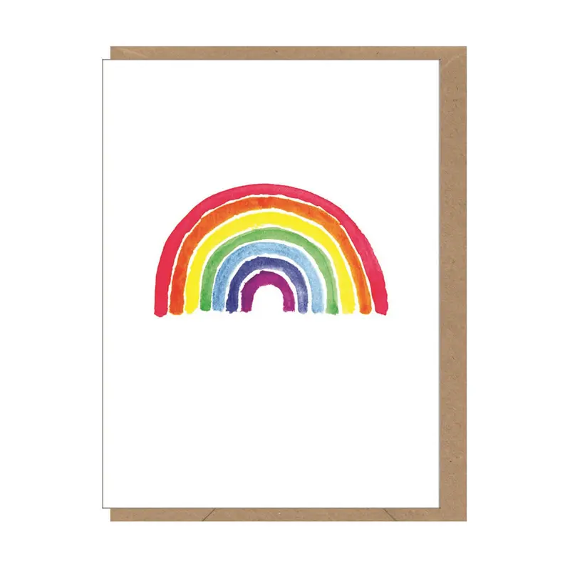 Rainbow Mini Greetings Card by Dominic Early for Earlybird Designs
