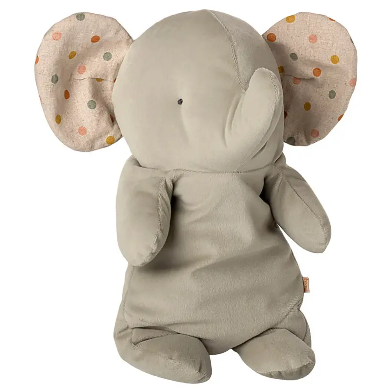 Safari Friends Elephant (Medium 34cm) in Iron Grey by Maileg