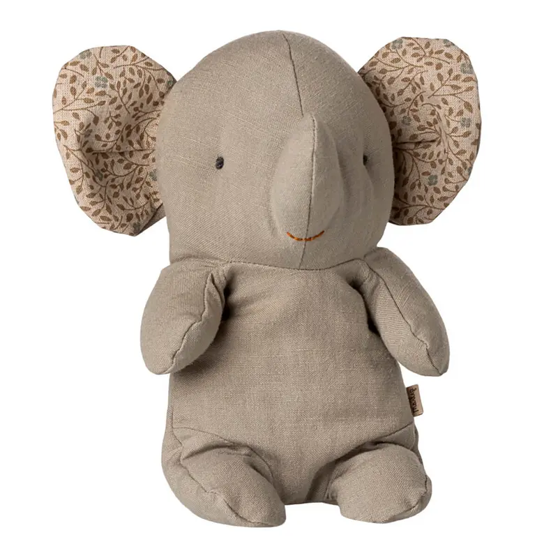 Safari Friends Elephant (Small 25cm) in Iron Grey by Maileg