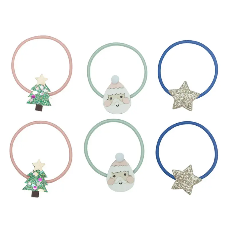 Santa Ponies Hair Bands by Mimi & Lula