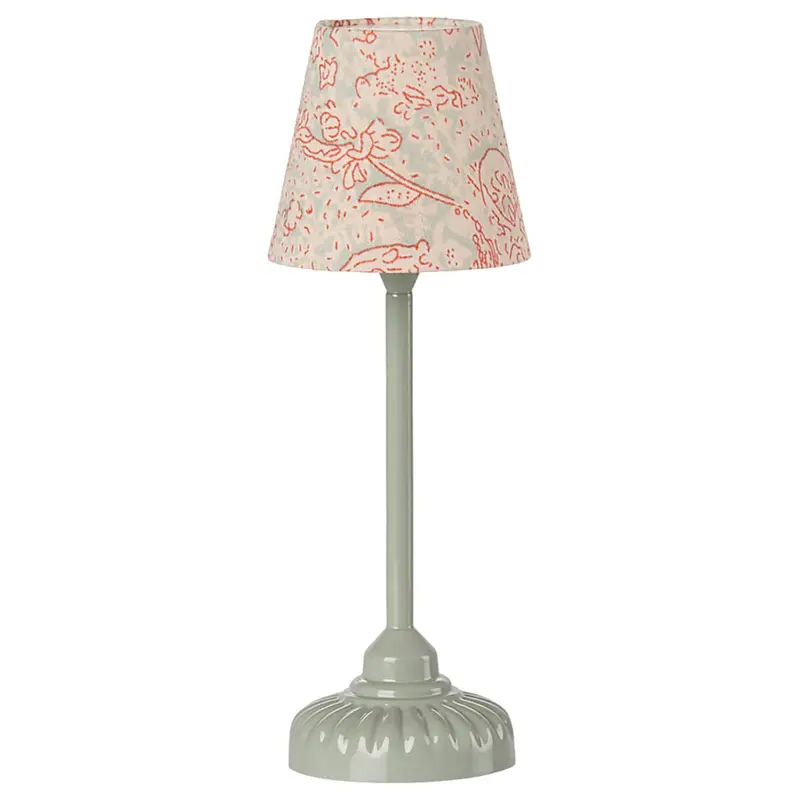 Small Vintage Floor Lamp in Mint by Maileg