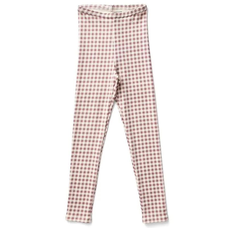 Stretch Legging in Gingham Cherry by Soor Ploom