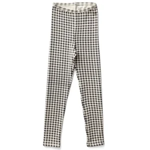 Stretch Legging in Gingham Shale by Soor Ploom