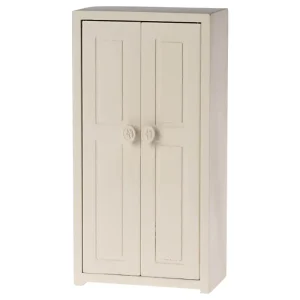 Wooden Closet for Mouse in Cream by Maileg