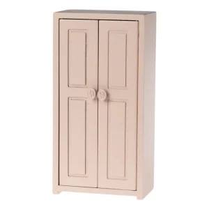 Wooden Closet for Mouse in Light Rose by Maileg