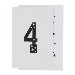 4th Birthday Greetings Card by Artcadia
