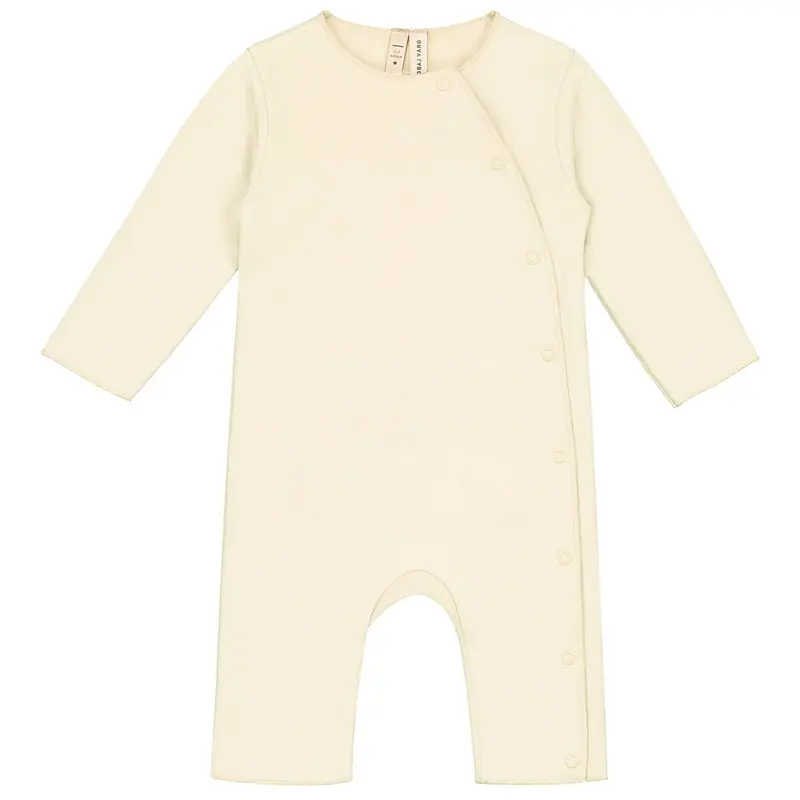 Baby Suit With Snaps in Cream by Gray Label - Last One In Stock - 3-6 Months