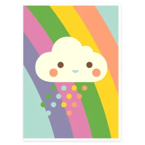 Cloud Greetings Card by Dicky Bird