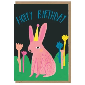 Hoppy Birthday Greetings Card by Amy Hodkin for Earlybird Designs