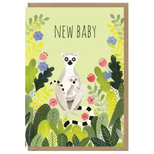 New Baby Greetings Card by Bex Parkin for Earlybird Designs