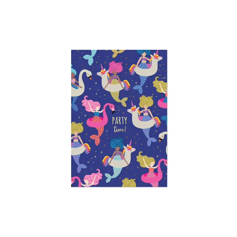 Party Time Greetings Card by Mifkins