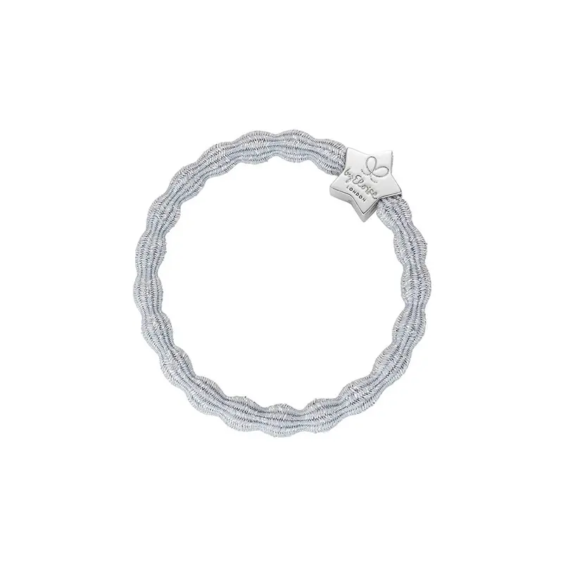 Silver Star Hair Band in Metallic Silver by byEloise
