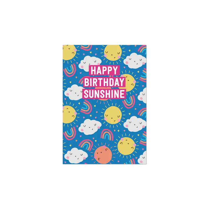 Sunshine Greetings Card by Mifkins