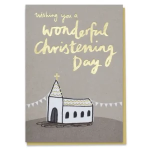 Wonderful Christening Greetings Card by Stormy Knight