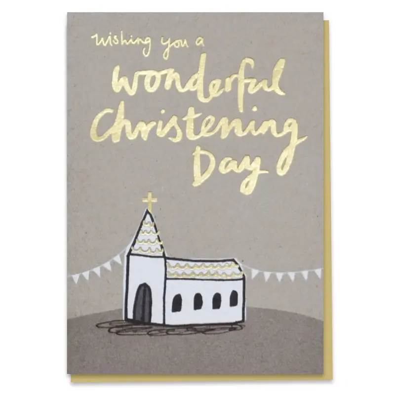 Wonderful Christening Greetings Card by Stormy Knight