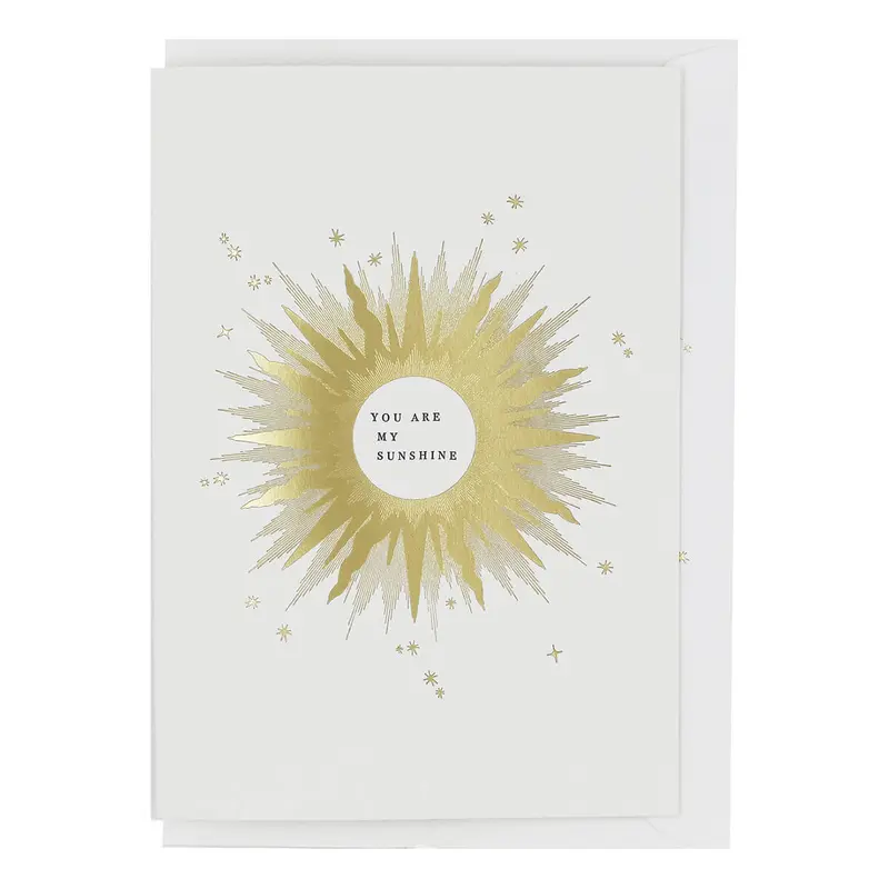 You are my Sunshine Greetings Card by Artcadia