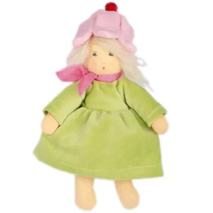 Blmchen Little Flower Doll in Green by Nanchen Natur