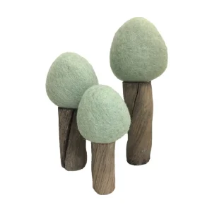 Earth Summer Trees by Papoose Toys (Set of 3)