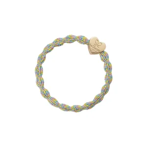 Gold Heart Hair Band in Metallic Candy by byEloise