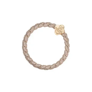 Gold Quatrefoil Hair Band in Woven Blonde Shimmer by byEloise