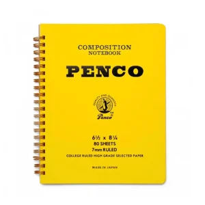 Large Coil Notebook in Yellow by Hightide Penco