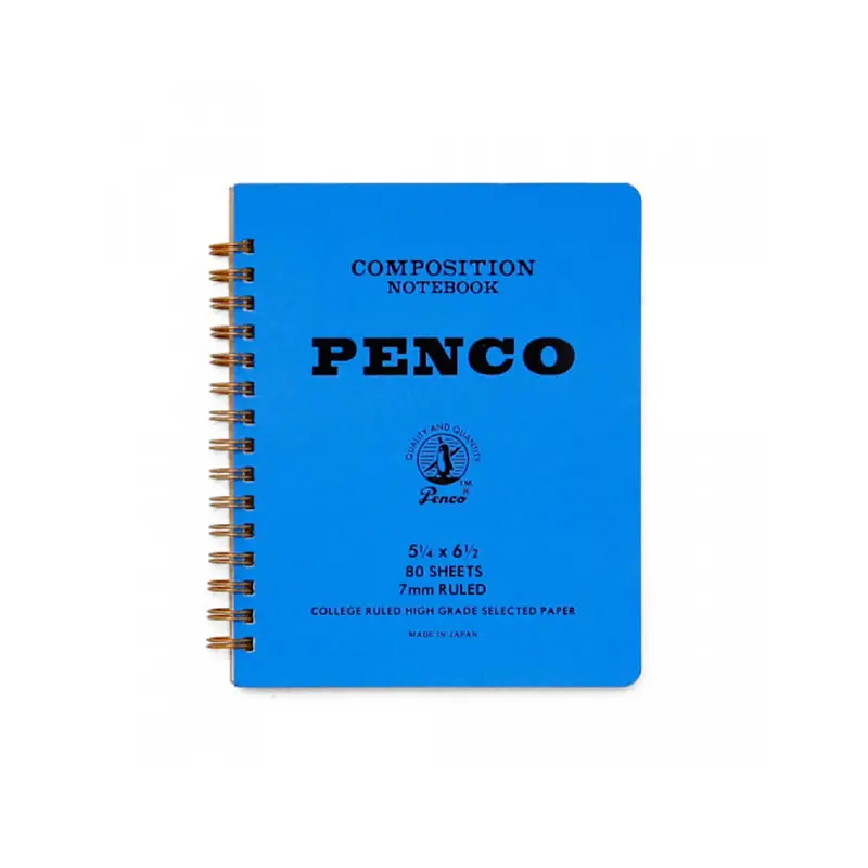 Medium Coil Notebook in Blue by Hightide Penco