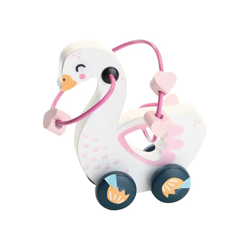 Michelle Carlslund Swan Bead Maze by Vilac