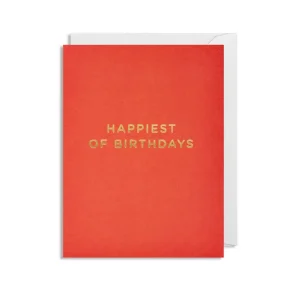Happiest Of Birthdays Mini Greetings Card by Cherished for Lagom Design
