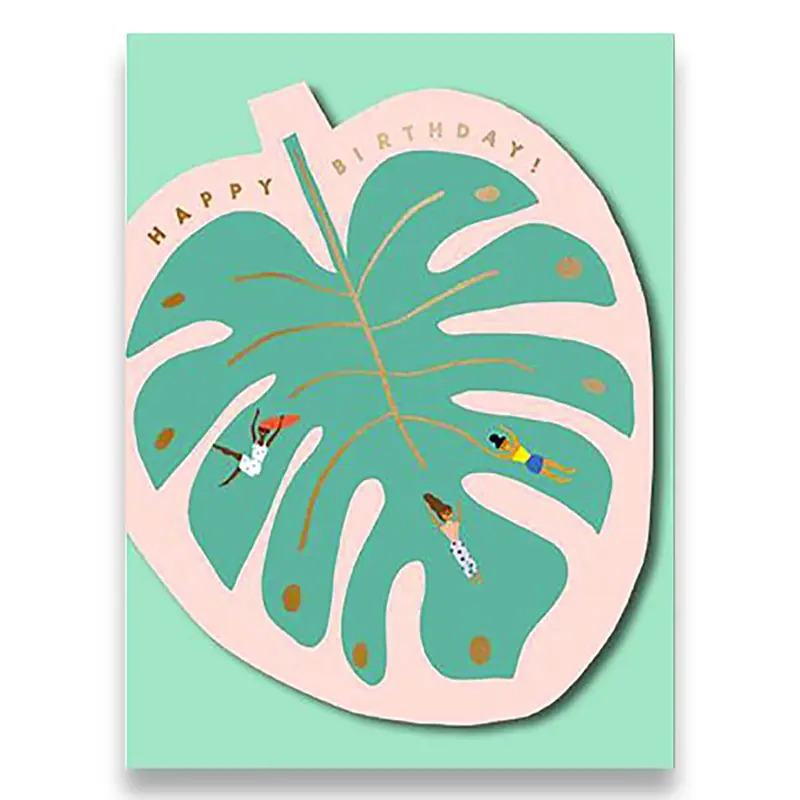 Happy Birthday Greetings Card by Carolyn Suzuki for 1973