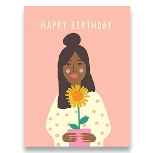 Happy Birthday Sunflower by Emma Cooter for 1973