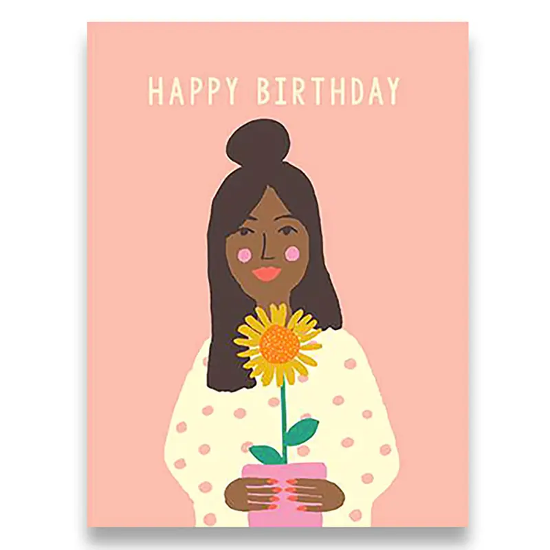 Happy Birthday Sunflower by Emma Cooter for 1973