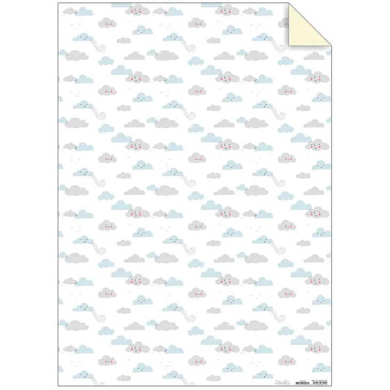 Clouds Gift Wrap by Meri Meri