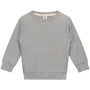 Crew Neck Sweater in Grey Melange by Gray Label - Last One In Stock - 2-3 Years