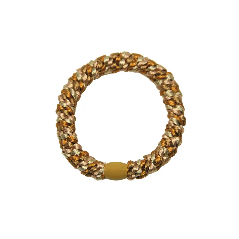 Kknekki Snag Free Hair Band in Light Gold Mix by Bon Dep