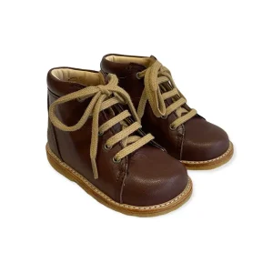 Lace Up Starter Boots in Angulus Brown by Angulus