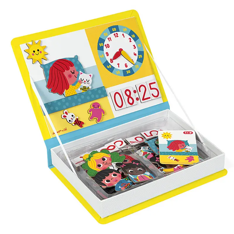Learn To Tell The Time Magneti Book by Janod