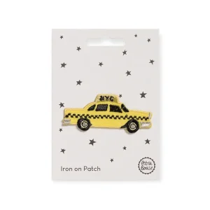 NYC Taxi Iron On Patch by Petra Boase