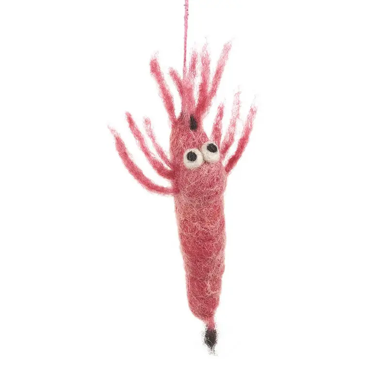 Prawn Hanging Decoration by Felt So Good