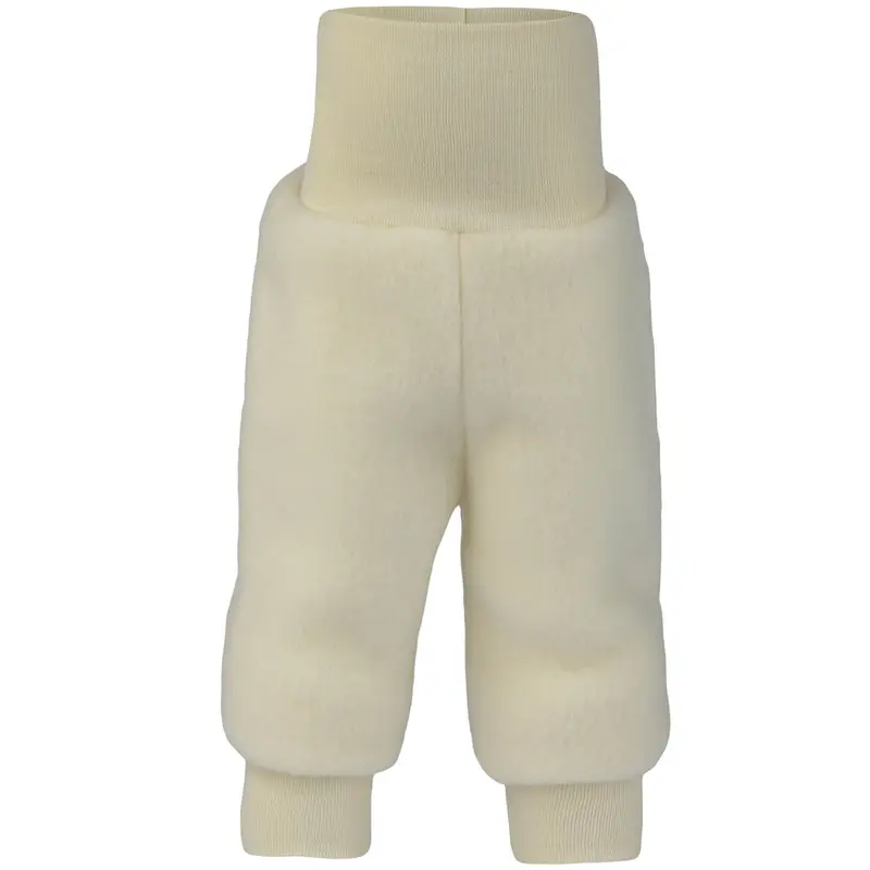 Wool Fleece Baby Pants with Waistband in Natural by Engel - Last Ones In Stock - 0-3 Months