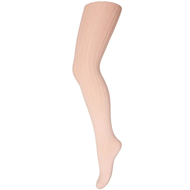 Wool Rib Tights in Rose Dust by MP Denmark