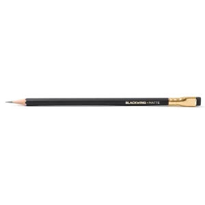 Blackwing Matte Black Soft Pencil (Single) by Blackwing